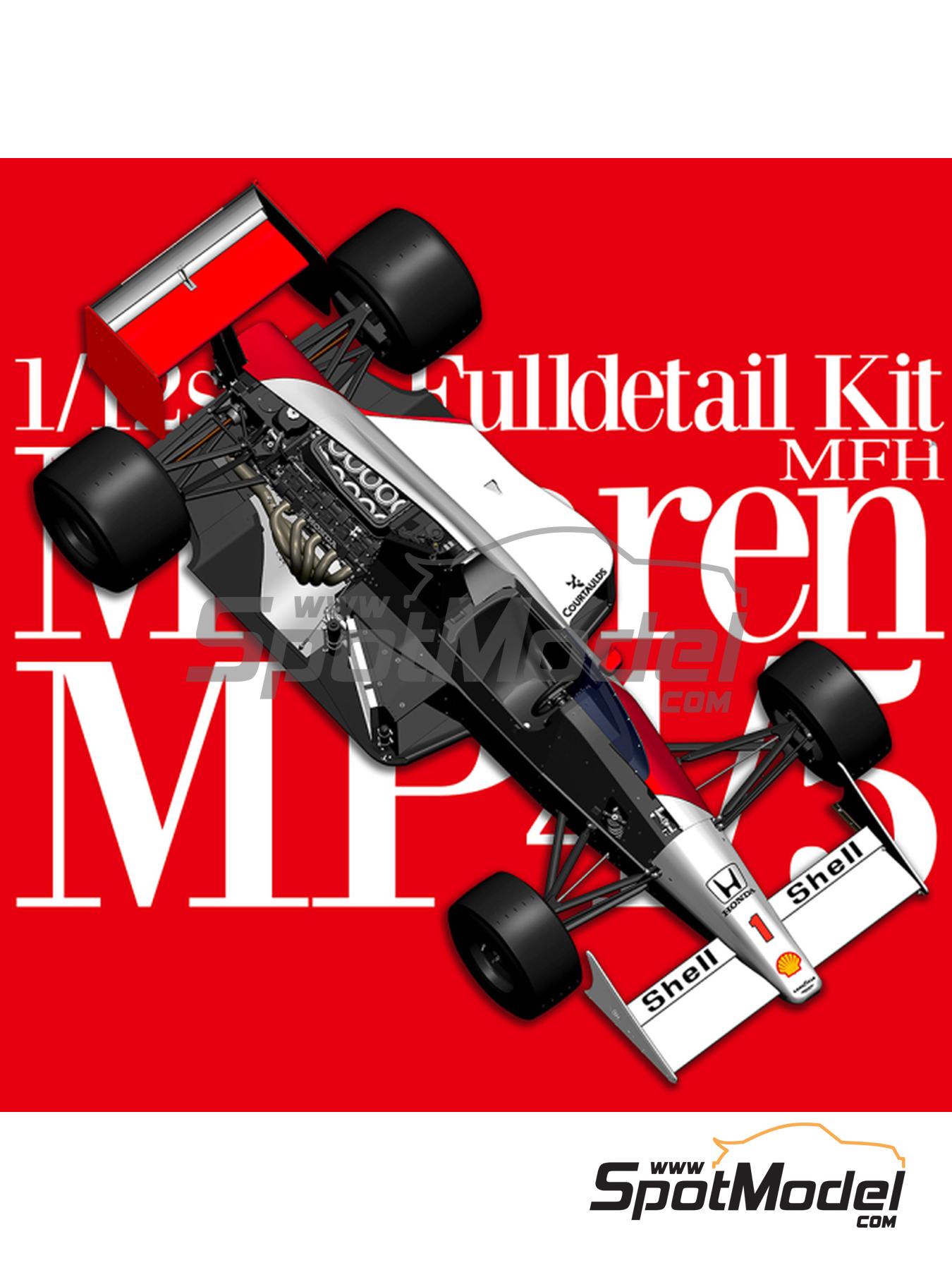 Model Factory Hiro K831: Car scale model kit 1/12 scale - McLaren